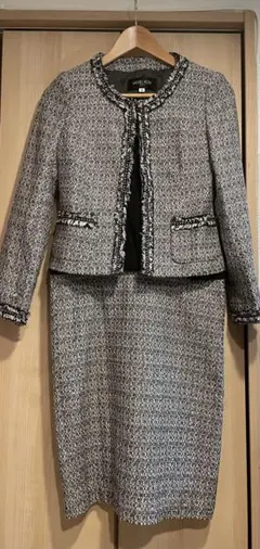 MICHEL KLEIN ジャケット ワンピース セットアップ ツイード