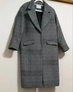 ◆simplicity-シンプリシテェ チェック柄 コート チェスター