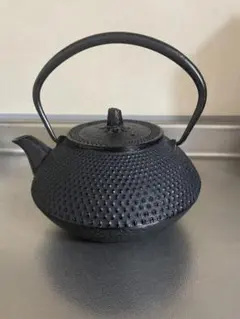 USED品 南部藤枝工房 藤枝 昌行作 15型アラレ 南部鉄瓶 南部鉄器