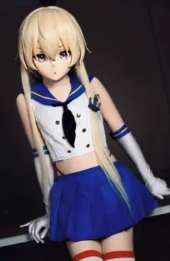島風 着ぐるみ　コスプレ・マスク・全頭面・シリコンバスト・全身タイツ・肌タイツ 島風 着ぐるみ コスプレ・マスク・全頭面・シリコンバスト・全身タイツ