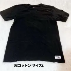 【美品】Healthknit ヘルスニット U.S.コットン ブラック サイズLのサムネイル