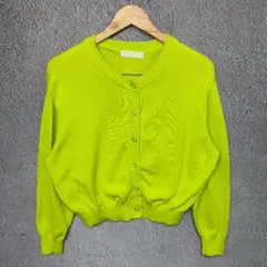 SENSE OF PLACE 長袖カーディガン ニット イエロー