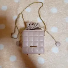 未使用　 キルティング 　ショルダーバッグ