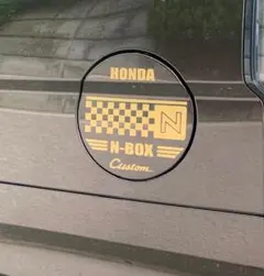 色変更可能 N-BOX ホンダ カー ステッカー 車 デカール ゴールド 1枚