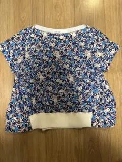 【sacai luck】サカイラック 花柄 ボートネック ブラウス サイズ2