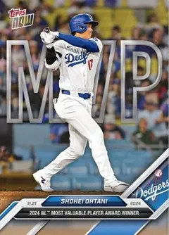 大谷翔平 2024 MLB Topps now ナショナルリーグ MVP 匿名