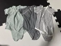 プチバトー　半袖肌着3点セット