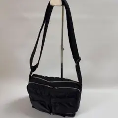 美品人気　ポータータンカー　ショルダーバッグS ブラック