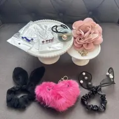 DDM1 新品 まとめ売り① アクセサリーset 8点 チャーム ヘアアクセ