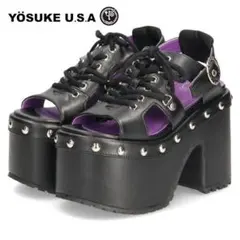 ヨースケ 厚底 バックストラップサンダル