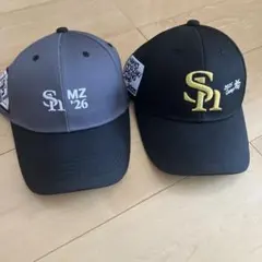 新品　福岡　ソフトバンクホークス　キャンプ　帽子　2つ