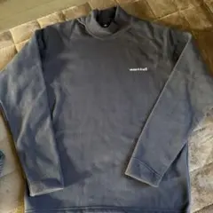 モンベルmontbell シャミース　ハイネックフリース　グレー　Sサイズ