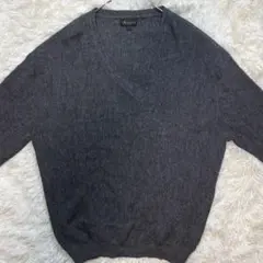 アルパカ ペルー製 Vネック セーター ニット 長袖 ANDEAN