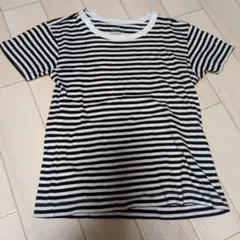 無印良品　白黒　ボーダー Tシャツ Mサイズ