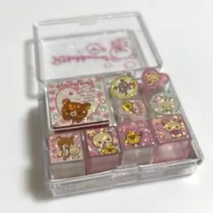 リラックマ　コリラックマ　キイロイドリ　スタンプ　セット　ミニ　ホログラム　平成