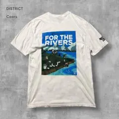 3274古着クアーズCoors企業物ポケットTシャツDISTRICT好デザインLのサムネイル