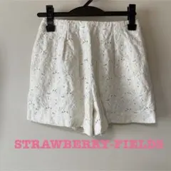 値下げ　美品　ストロベリーフィールズ　フラワーレース　ショートパンツのサムネイル