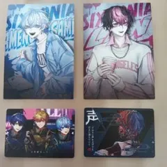 SIXFONIA ブロマイド２枚　カード２枚