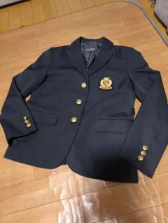 値下【美品】EAST BOYイーストボーイブレザー紺ブレ　ジャケットエンブレム