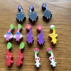 ピクミン3 デラックス つめつめ消しゴム コンプリート♪ 12個 ボトル
