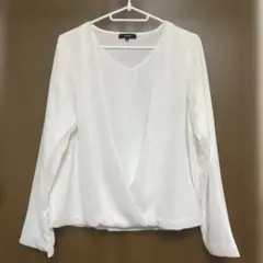 COMME CA ISM ブラウス　白