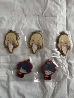 桃源暗鬼 カプセルラバーキーホルダー 5点セット