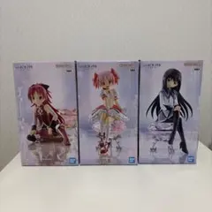 魔法少女まどか★マギカ 鹿目まどか・暁美ほむら・佐倉杏子 フィギュア　3点セット