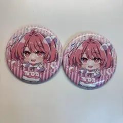 カラフルピーチ のあ 缶バッジ 2個セット