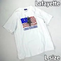 【ラファイエット】Ｔシャツ　ビッグプリント　レアデザイン　国旗柄　騎士　Ｌのサムネイル
