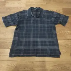 【日本製最終】バーバリーゴルフ半袖ポロシャツMサイズ三陽商会チェック柄