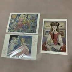 女性画 アート作品 3点セット E.A サインあり 版画 絵画 ヴィンテージ 女性画 アート作品 3点セット E.A サインあり 版画 絵画 ヴィンテージ