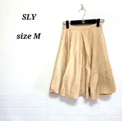 夏物早割セール❣️詰め放題対象❣️スライ☆　プリーツスカート　ベージュ　M