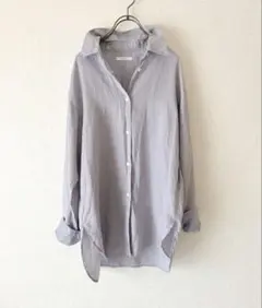 JOURNAL STANDARD リネン100% シャツ グレー系 長袖のサムネイル