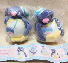 タキシードサム✕ピングー ぬいぐるみマスコット　2種セット　ガチャガチャ　①
