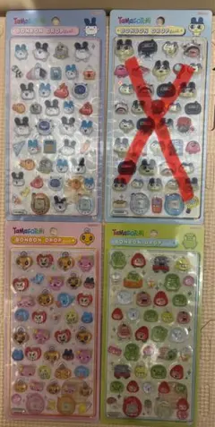 正規品 ボンボンドロップシール　たまごっち　みみっち くちぱっち めめっち