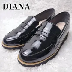 【人気】 アルテミス バイ ダイアナ DIANA コインローファー 厚底