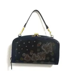 がま口 ハンドバッグ