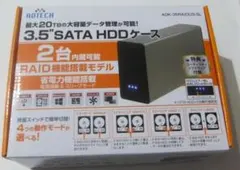 AOTECH ３.５インチＳＡＴＡ ＨＤＤケース　ＡＯＫ－３５ＲＡＩＤＵ３－ＳＬ