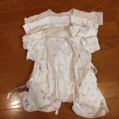 【子ども服】コンビ長肌着 50〜60cm 5枚セット