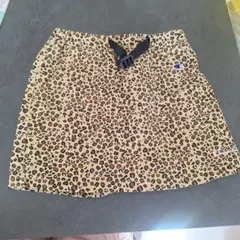 ヒョウ柄スカート ゴムバックル付き