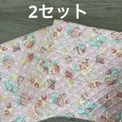 ハギレ キルティング生地 ゆめかわ系 スイーツ・クマ柄 ピンク ハンドメイド