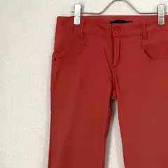YEVS スキニーパンツ ポケット付き シンプル ストレッチ カジュアル