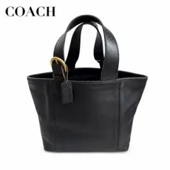 COACH トートバッグ レザー ブラック ハンドバッグ 4133
