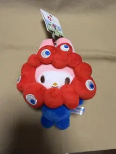【新品】サンリオ　ミャクミャク　マイメロディ　ぬいぐるみBC カラビナ付