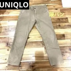 ユニクロ 暖パン ヒートテックストレッチスリムフィットパンツ ベージュ 82