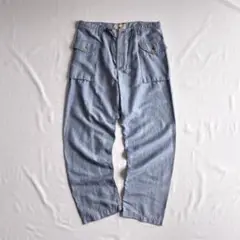 PANAMA ROUTE cotton wide easy pants