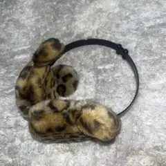 ディズニー ヒョウ柄 耳あて イヤーマフ