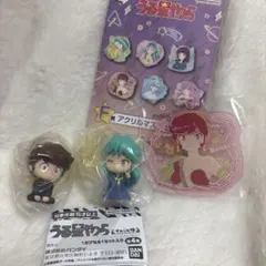 うる星やつら すわらせ隊　ラム・あたる　アクリルキーホルダー　弁天