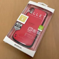 iPhone XS/X 耐衝撃ハイブリッドケース「PALLET」 レッド