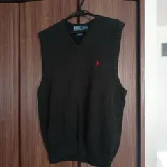 Polo by Ralph Lauren 黒 ベスト M